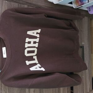 Mahina Chocolate Aloha Sweatshirt